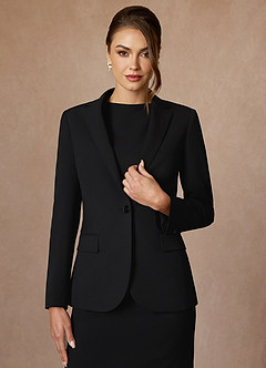 Kennedy Black Refined Weave  Performance Blazer
