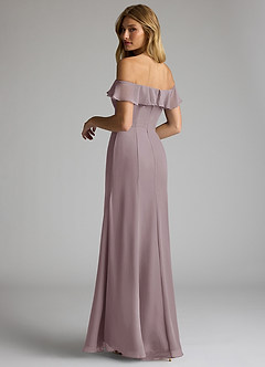Azazie Sophie Bridesmaid Dresses Dusk A-Line Off the Shoulder Chiffon Convertible Dress image5