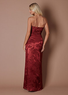 Flavia Mahogany Red Maxi Dress image8