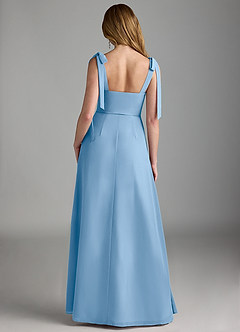 Azazie Lizet Final Sale Pine A-Line Sweetheart Neckline Chiffon Dress image2