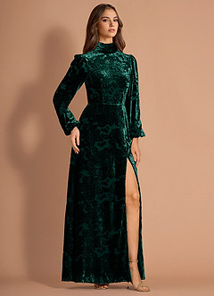 Brisella Black Emerald Maxi Dress image4