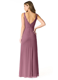 Azazie Verami Bridesmaid Dresses Vintage Mauve Mermaid Lace Mesh Dress image2