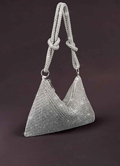 Metal Eyelet Drawstring Underarm Bag