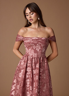 suknia Vintage Róża Maxi Hazel image6