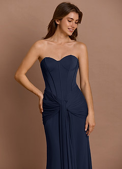 Robe Longue Marine Kalliope  image7