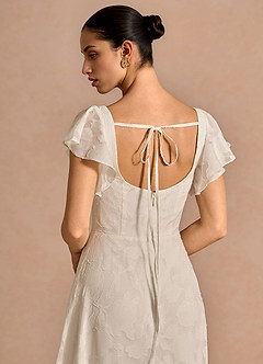 Anna White Ruffled Maxi Dress image5