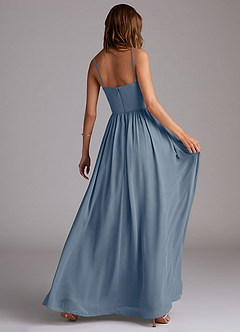 Azazie Calianna Bridesmaid Dresses Twilight A-Line Off the Shoulder Chiffon Convertible Dress image6