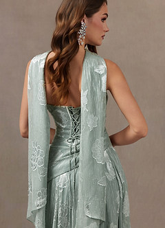 Dominica Frosted Sage Maxi Dress image19
