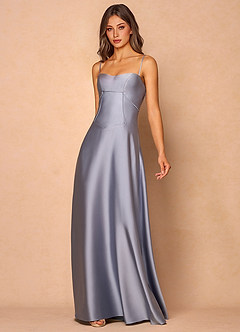 Zoya Powder Blue Maxi Dress image3