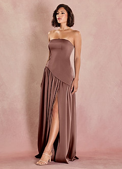 Vestido Moca Coco Largo Kendra image6