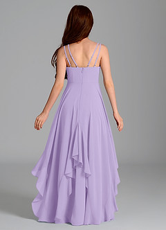 Azazie Karan Junior Abito A-Line in Chiffon Lilla image2