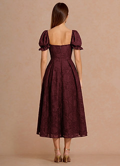 suknia Wino Midi Lanthe image2