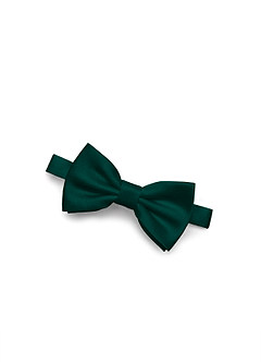 front Boy's Matte Satin Pre-Tied Bow Tie