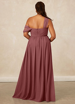 Christian Siriano Bridal for Azazie 1014 Brautjungfernkleider A-Linie Schulterfrei Chiffon Kleid Amethyst image17
