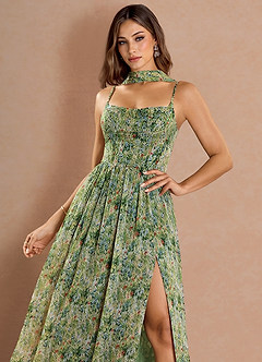 Lolla Green Floral Maxi Dress image6