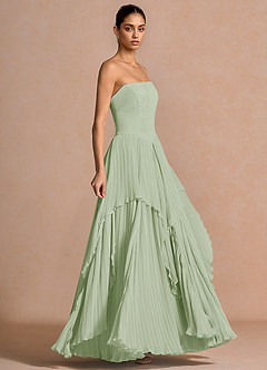 Kerensa Light Green Maxi Dress image4