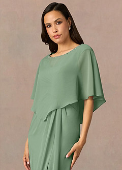 front Azazie Whilhelmina Chiffon Wrap
