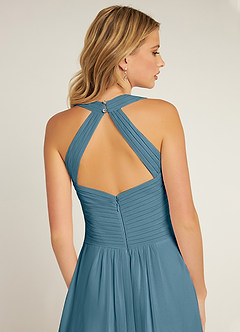 Azazie Claudia Final Sale Bermuda A-Line Sweetheart Neckline Chiffon Dress image6