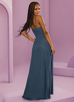 Barbie ♥ Azazie Bridesmaid Dresses Neptune A-Line with Pockets Chiffon Dress image11
