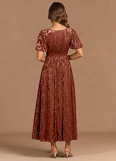 Vestido Palo De Rosa Largo Uveline image2