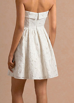 Quessia French White Mini Dress image6