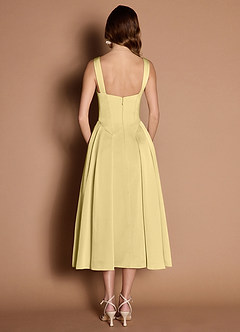 Eirlys Lemon Sorbet Midi Dress image5