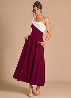Maxi jurk Nerina Merlot image4