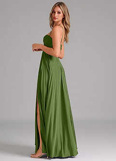 Azazie Akiko Bridesmaid Dresses Juniper A-Line Sweetheart Neckline Stretch Satin Dress image7