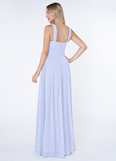 Azazie Kaleigh Abiti da Damigella Abito A-Line in Chiffon Plissettato Lavanda image4