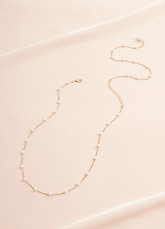 front Mini Pearl Back Body Chain