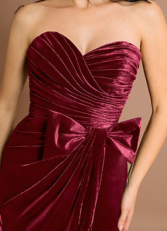 Ismeria Wine Maxi Dress image6
