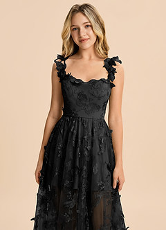 front Azazie Ava Junior Formal Dress