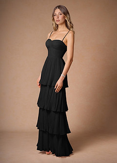Maxi jurk Isla Zwart image5