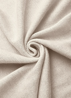 front Soft Wool-Blend Long-Sleeve Cropped Shrug