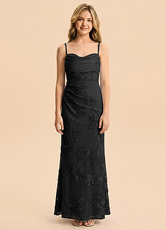 front Azazie Kylie Junior Formal Dress