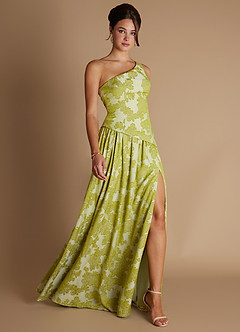 Nayra Vintage Chartreuse Maxi Dress image8