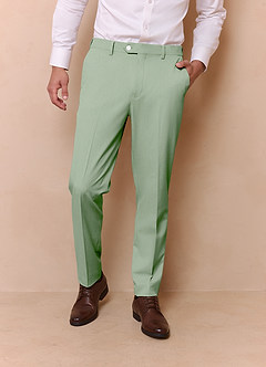 front James Dusty Sage Structured Stretch Dress Pants