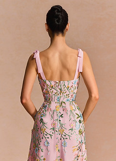 Amarie Vit Midi klänning image6