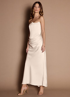 Debby Cream Midi Dress image4