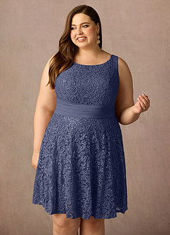 Azazie Beth Mother of the Bride Dresses Stormy A-Line Scoop Sequins Chiffon Dress image17