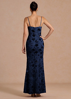 Shine Navy Sequins Maxi Dress image2