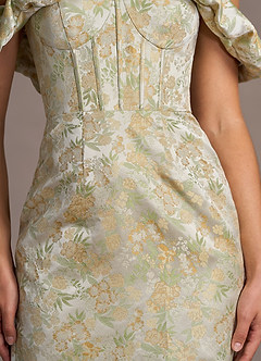 Vestido Verde Multi Midi Calista image6