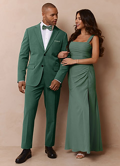 front James Eucalyptus Structured Stretch Suit