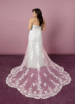 Barbie ♥ Azazie Wedding Dresses Diamond White Mermaid Sequins Tulle Dress image7