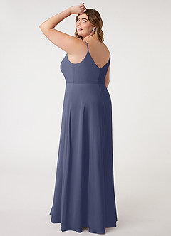 Azazie Daenerys Bridesmaid Dresses Stormy A-Line Cowl Chiffon Dress image11