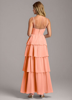 Azazie Alanna Bridesmaid Dresses Sunset A-Line Sweetheart Neckline Chiffon Dress image7