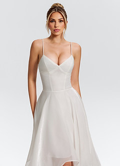 Florence White Alabaster Midi Dress image3