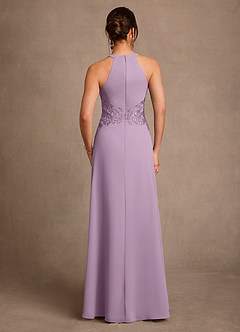 Azazie Georgie Mother of the Bride Dresses Wisteria A-Line Lace Chiffon Dress image3