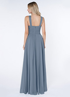 Azazie Kaleigh Bridesmaid Dresses Twilight A-Line Pleated Chiffon Dress image2
