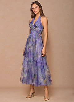 Robe Longue Lilas Josee image4